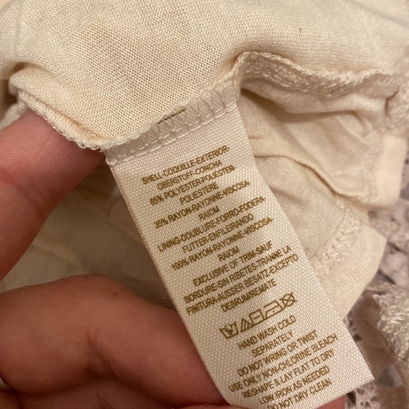 Free People Body icon beautiful cream mini dress . Size S - Picture 13 of 13